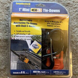 Cargo Buckle 1" Mini G3 Tie-Downs NEW IN SEALED PACKAGE